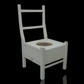 Antique toilet chair 