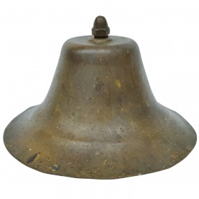 Antique metal bell with attractive aged patina.