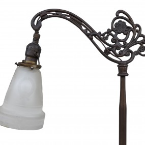 Ancienne lampe de lecture, lampe à cou 