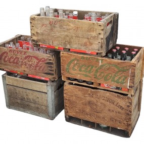 Vintage decorative wooden boxes