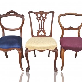 #57966 -  Anciennes chaises Victoriennes 