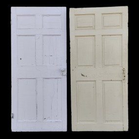 Antique wooden house doors
