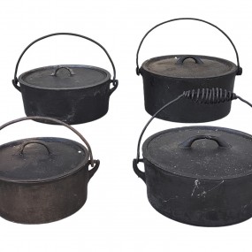 Antique cauldrons 