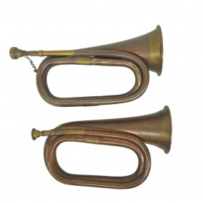 Military copper bugles (upper one sold)