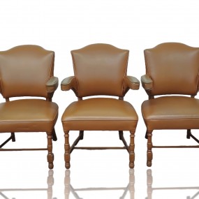 Vintage stuffed armchair