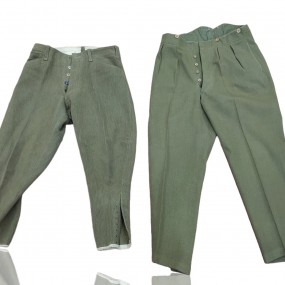 Anciens pantalons militaires, militaria 