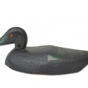 Wooden duck hunting decoy