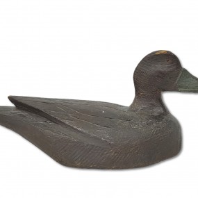 Wooden duck decoy