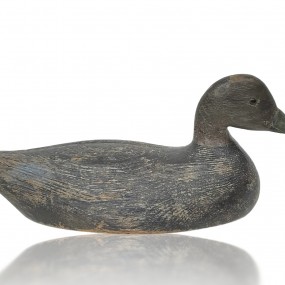 Wooden duck decoy