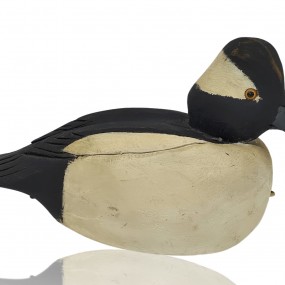 Appelant de chasse, canard sculpté en bois 
