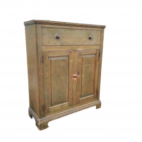 Armoire antique assemblée à clous carré, buffet, bahut