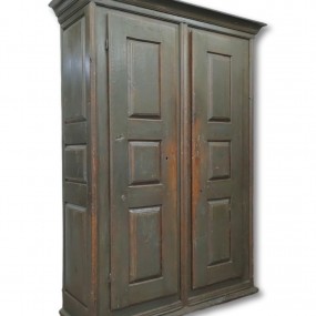 Antique Quebec Louis XIII armoire, pine cupboard, for more info, 819-225-4292