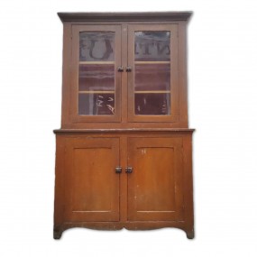 Antique country cupboard, Quebec armoire 