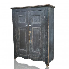 Beau petit buffet antique en pin, couleur d'origine, bahut, armoire 