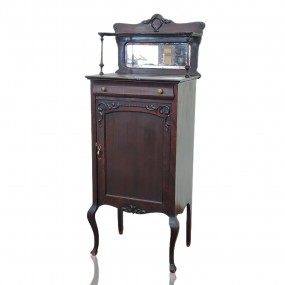 Beau petit meuble curio, meuble à musique 