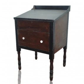 Antique pine desk, original color 