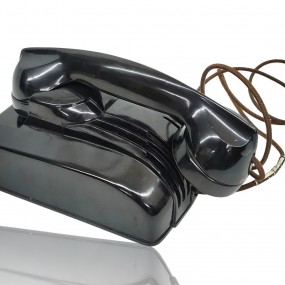 Beau téléphone mural de style art déco 