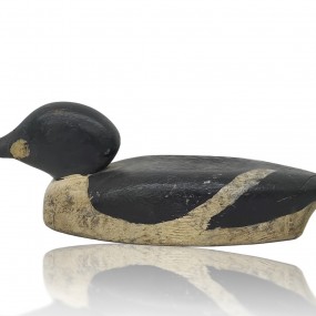 Bel appelant de chasse, canard en bois, sculpteur inconnu