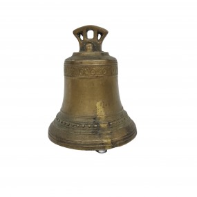 Belle cloche en laiton, a été réparée dans le passé