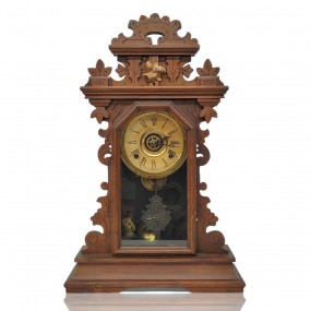 Belle horloge décorative dite pain d'épice 