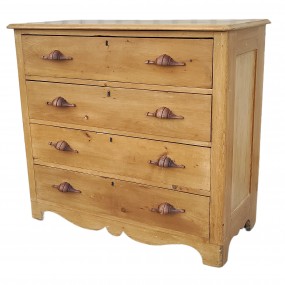 Antique pine chest of drawers