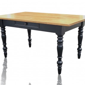 Repro turned legs table 