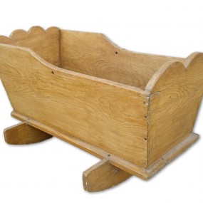 Antique wooden cradle 