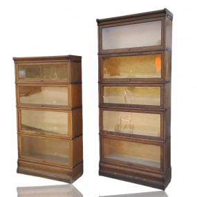 #59296 -  Antique multi-sections bookcases