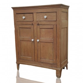 Antique walnut buffet, forged nails assembly, hind legs need restoration