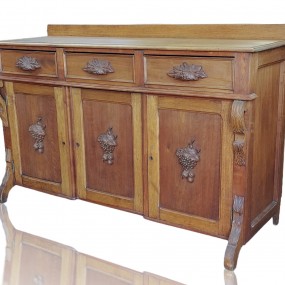 Antique walnut victorian sideboard 
