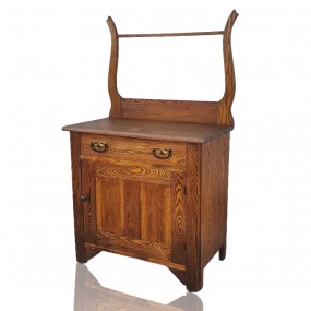 Antique oak washstand 