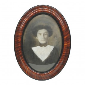 Vintage frame with portrait 