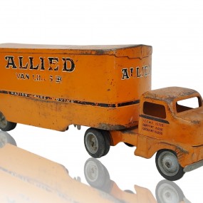 Camion Allied vintage en métal, jouet promotionnel vintage 