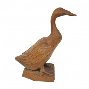 Decorative wooden carved duck 