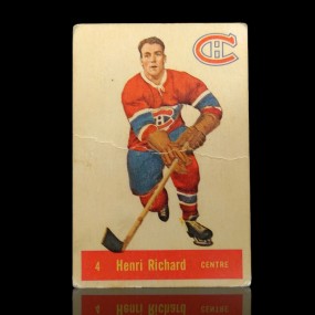 1957-58 PARKHURST CARD ROOKIE CARD HENRI RICHARD