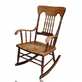 Oak rocking chair 