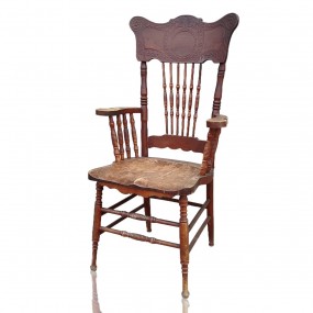 Antique pessback armchair 