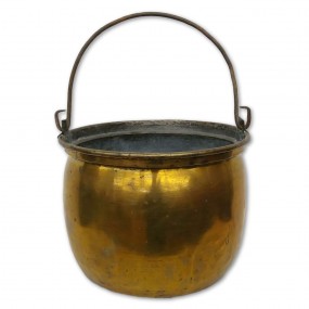 Brass cauldron, cooking pot