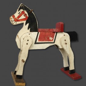 Wooden horse child toy