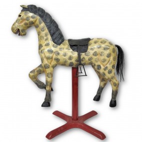 Folk art horse carving, sculpture 