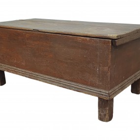Forged nails pine blanket chest, original color 