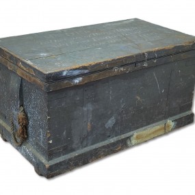 Antique sea chest, box 