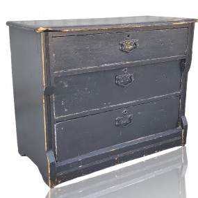 Antique 3 drawers chest of drawers
