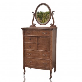 #59461 - 375$ Antique oak chest of drawers 