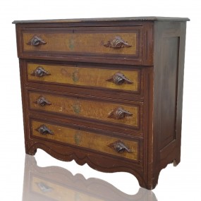 Commode antique en pin 