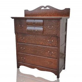 Hardwood bedroom dresser