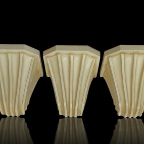 #57104 - 65$ ch. Corniches en plâtre pour statues, supports muraux, tablettes 