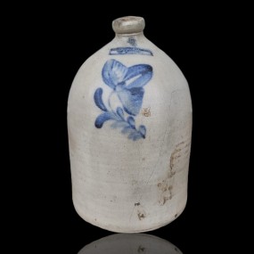 Flack and Van Arsdale stoneware jug 