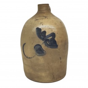 Antique stoneware E.L. Farrar jug 