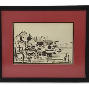 #52552 - 135$ Dessin, tableau, lithographie SIGNÉE JIM STACKHOUSE (1924-2008)